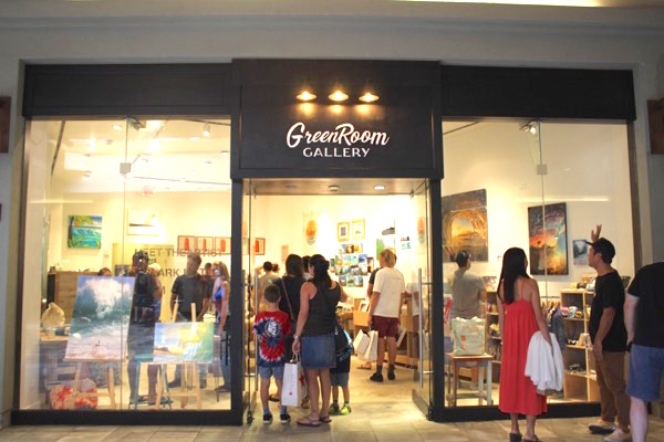 アラモアナセンターにアートギャラリー「グリーンルームギャラリー」が
