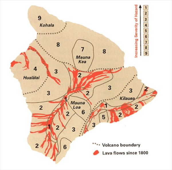 ハワイ島　ラバゾーン　マップ