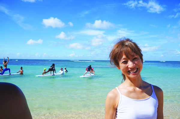 花田美恵子　ヨガ　ハワイ