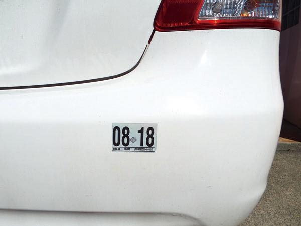 ハワイで車の車両登録 セーフティチェック 車検 を行う